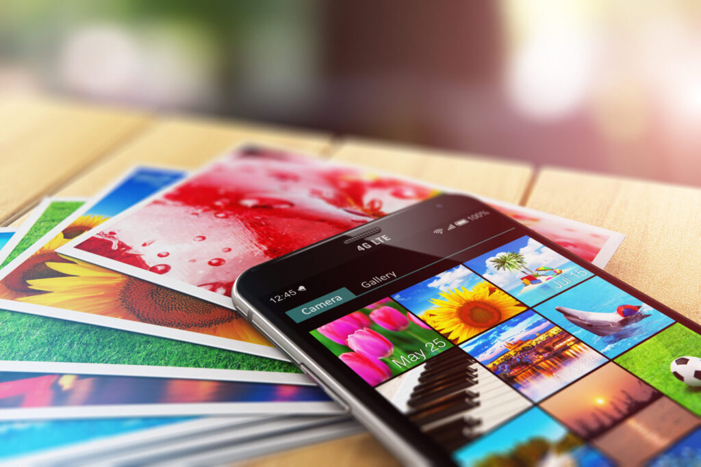 スマホの画像と写真