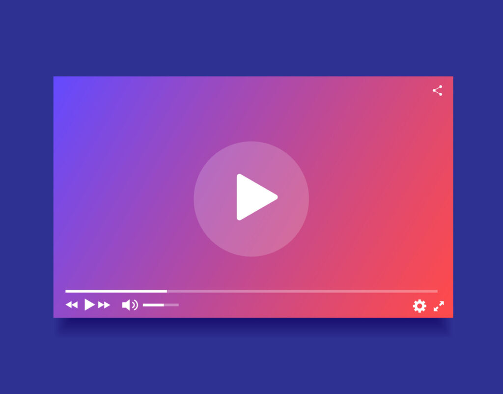 動画のイラスト