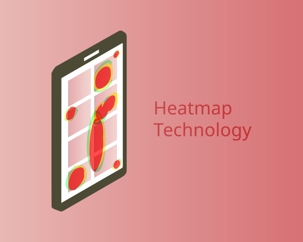 HeatmapTechnologyと書かれたタブレットのイラスト